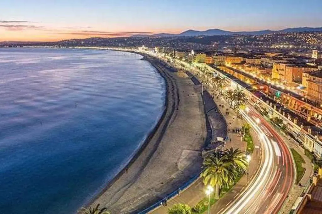 Superbe 3 Pieces Vue Mer A 2 Mn De La Plage, Terrasse, Piscine Et Parking Prive ! Apartment Nice